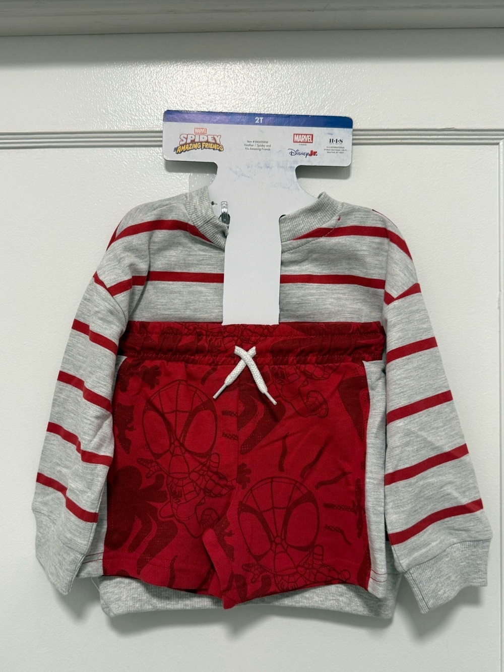 NWT Marvel Spiderman - Spidey Plush Pouch Outfit Set 2T - Picture 12 of 16
